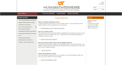 Desktop Screenshot of flexiblebenefits.tennessee.edu