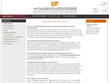 Tablet Screenshot of payroll.tennessee.edu