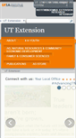 Mobile Screenshot of extension.tennessee.edu