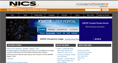 Desktop Screenshot of nics.tennessee.edu