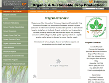 Tablet Screenshot of organics.tennessee.edu